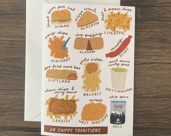 UK Chippy Traditions Card