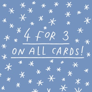 4 for 3 on all cards!