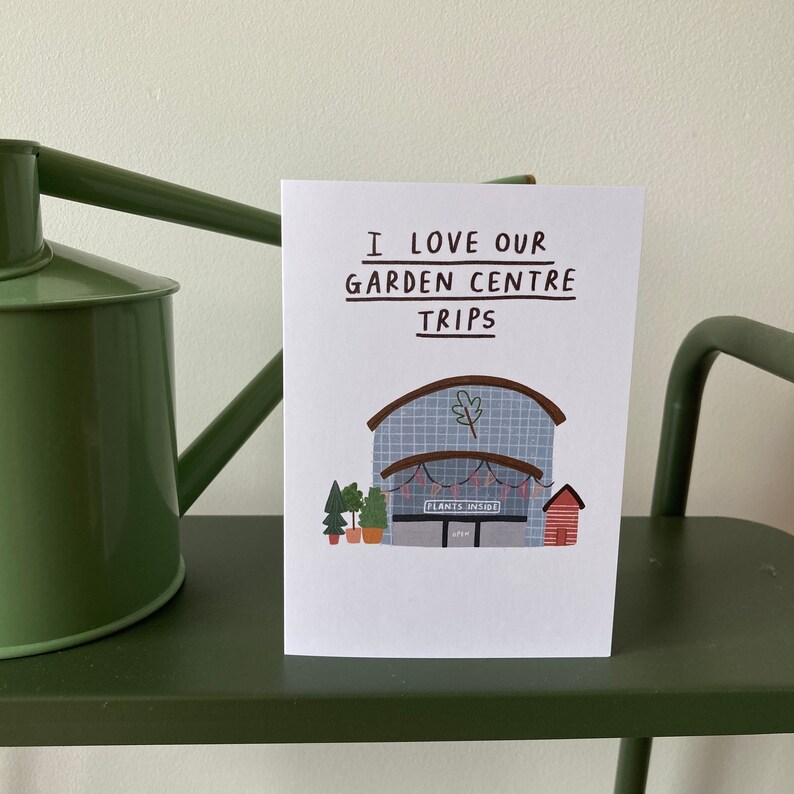 Garden Centre Card Etsy UK