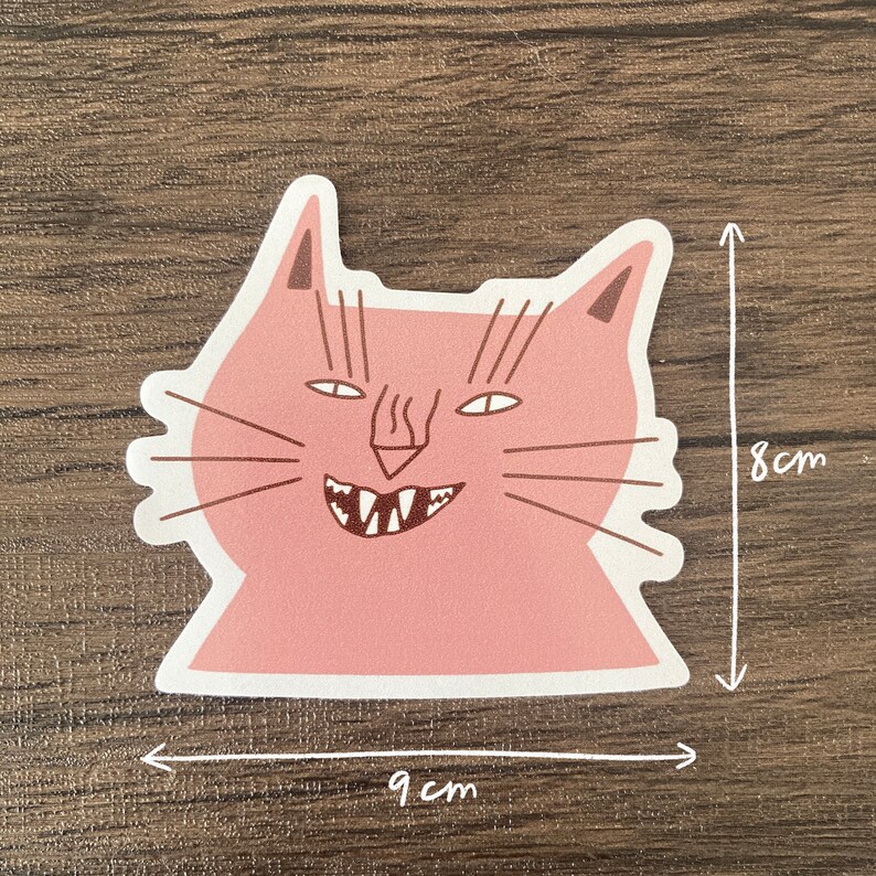 Scrungey Cat Sticker image 2