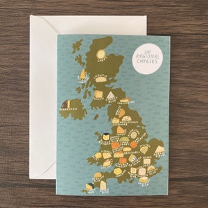 British Regional Cheeses Card image 1