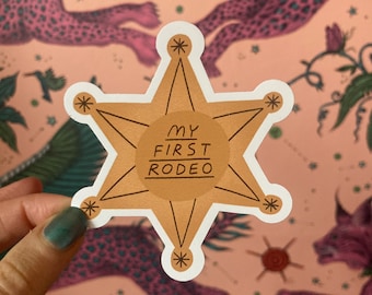First Rodeo Sticker