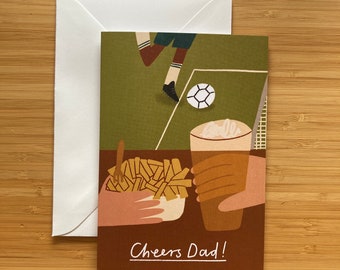 Football Match Father’s Day Card