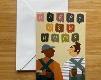 Happy New Home Painting Card