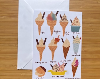 Carte Mr Whippy Ice Cream