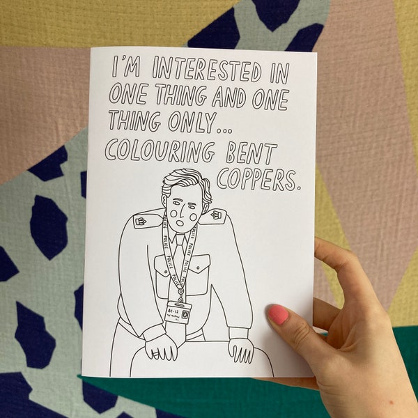 Line of Duty Colouring Book- Bent Coppers