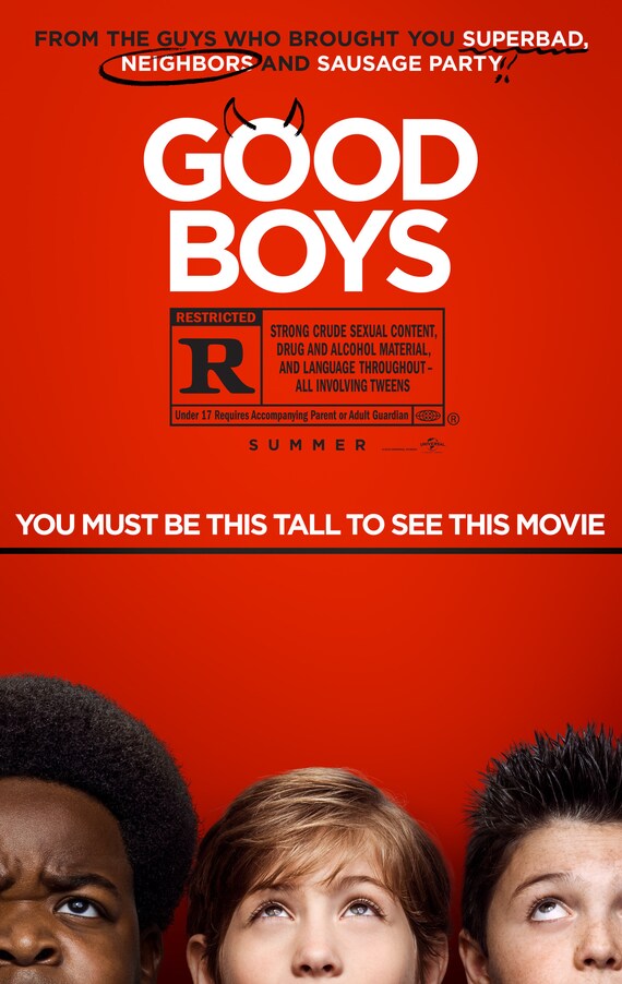 Good Boys Movie Poster Wall Art Home Decor Print