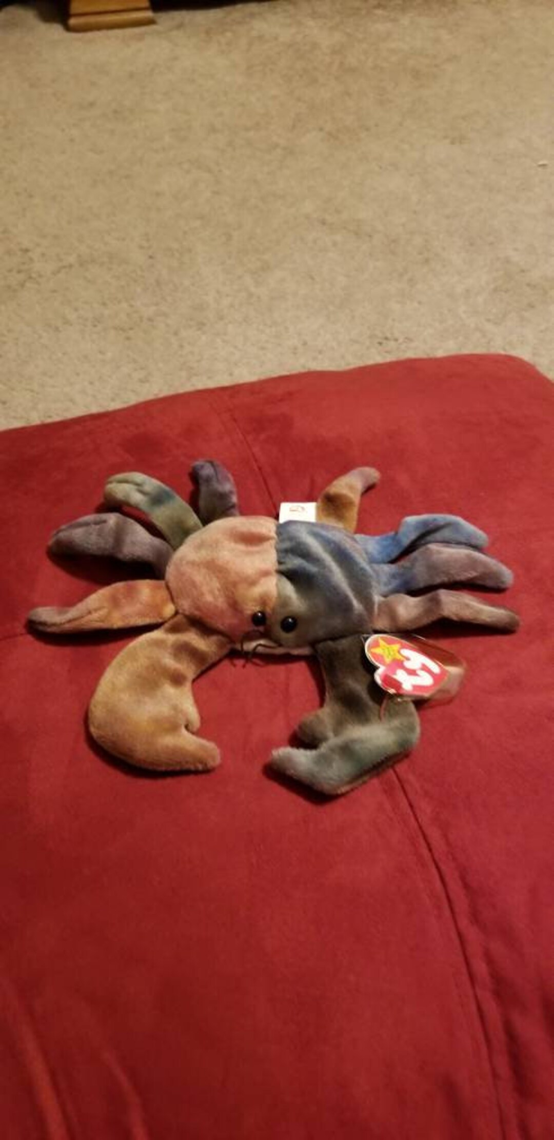 1996 Claude the Crab Beanie Etsy