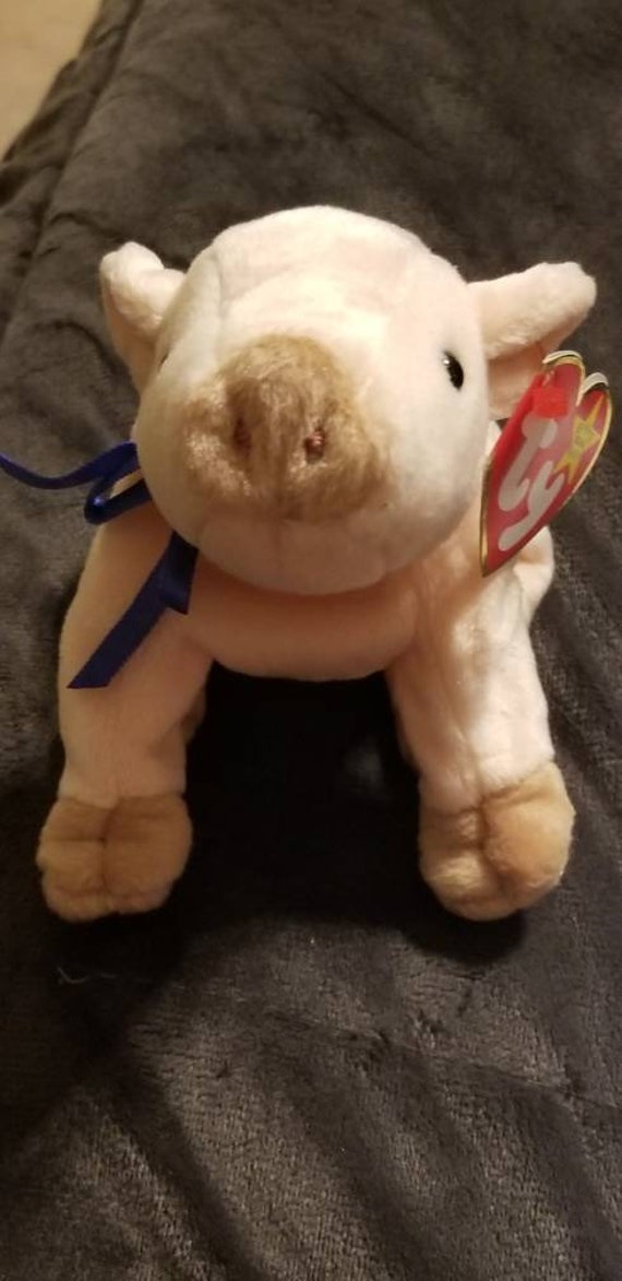 knuckles the pig beanie baby