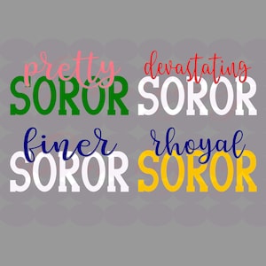 Sorority svg, Black Woman SVG, Sorority SVG file for Cricut Silhouette, HBCU svg, Pretty Girl, Devastating Diva, Finer woman, Soror shirt