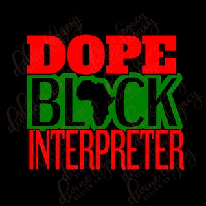 Interpreter SVG for Cricut Silhouette, Black Professional, ASL SVG, Sign Language svg, Gift for Interpreter, Sign Language Digital Art