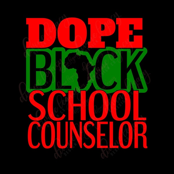School Counselor SVG Cricut Silhouette, Counselor SVG, Black Counselor SVG, School Counselor week, National school counselor week, school