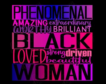 Download Phenomenal Woman Svg Etsy
