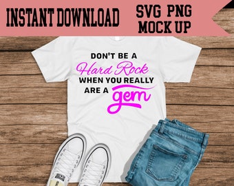 Don't be a hard rock | Lauryn Hill | Lauryn Hill SVG | Go Girl | 90s Music | Classic Music | T-Shirt SVG | Digital Download SVG | Girl Gift