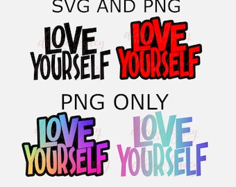 Download Love Yourself Svg Etsy Yellowimages Mockups