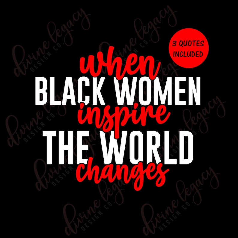Download Black Woman SVG Women Empowerment SVG Inspirational Instant | Etsy