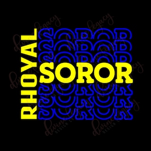 Sorority SVG file for Circut Silhouette, Divine 9 svg, HBCU SVG, Soror shirt design, Sorority Shirt, Rhoyal Poodle, Blue and Gold svg