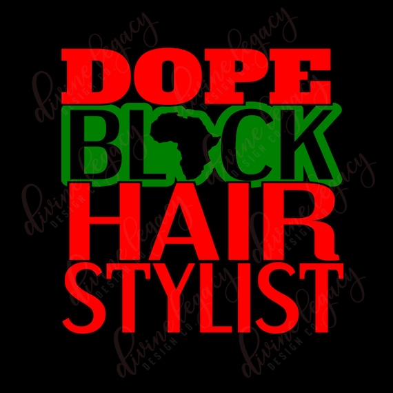 Hairstylist SVG file for Cricut Silhouette, Hair Slayer SVG, Salon svg, Black woman, Natural Hair SVG, Hairdresser svg, Gift for hairstylist