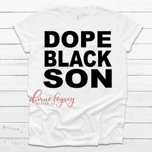 Black Son Shirt SVG for Cricut Silhouette, Digital art for boys, Black Sons Matter, T-Shirt Idea for black boys, Instant Download, Black Boy