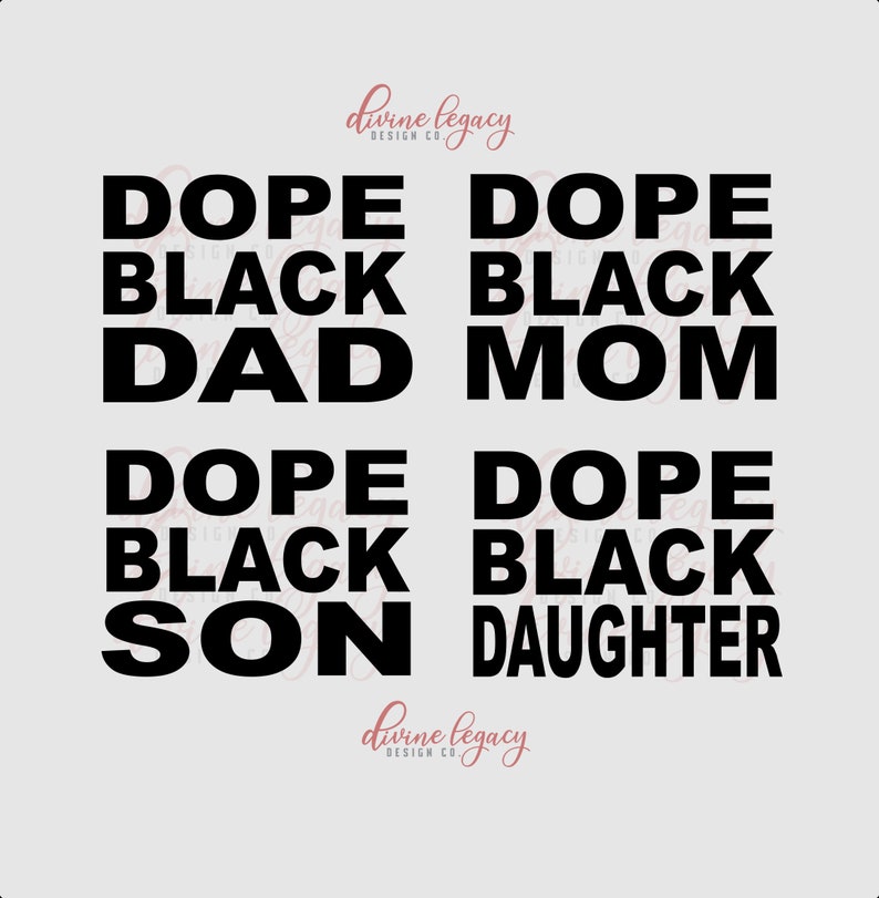 Free Free 122 Dope Black Son Svg SVG PNG EPS DXF File