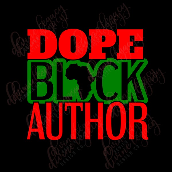 Authors SVG file for Cricut Silhouette, Black Author SVG file, Writer SVG file, Black Writers, Black and Proud svg, Black literature svg