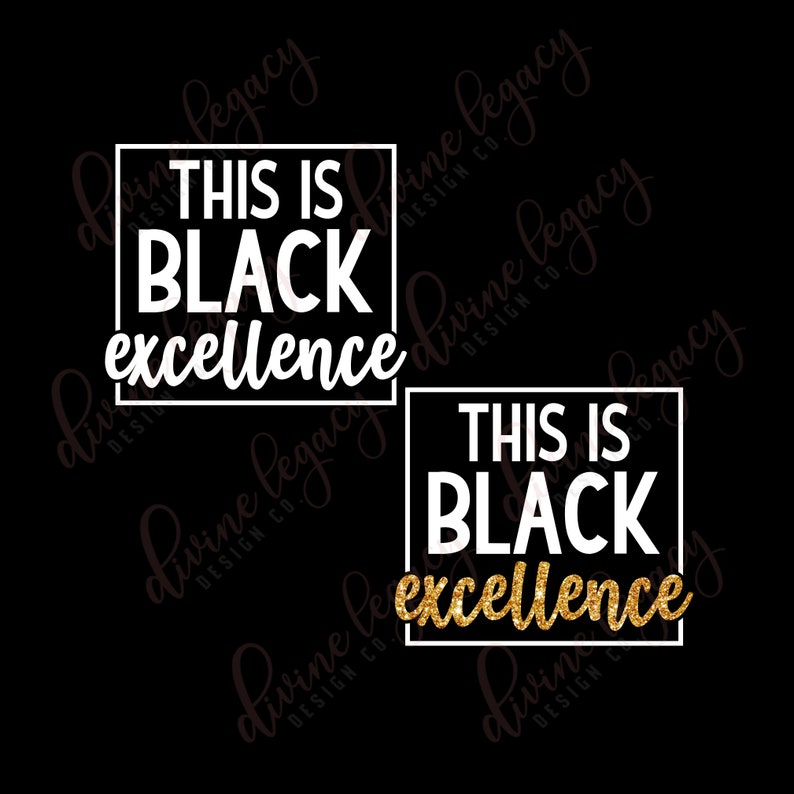 Download Black Excellence SVG Phenomenal Woman Man Black History | Etsy