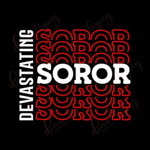 Sorority SVG file for Cricut Silhouette, Devastating Diva, Sorority Shirt svg, Crimson Diva svg, HBCU, Sisterhood svg, Soror svg