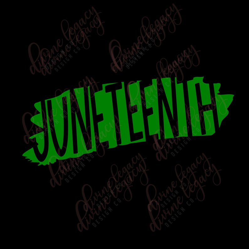 Juneteenth SVG File for Cricut Silhouette, Free Ish Svg, Juneteenth ...