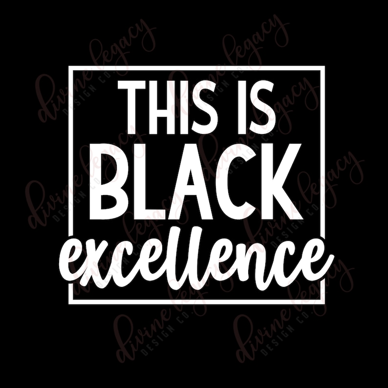Download Black Excellence SVG Phenomenal Woman Man Black History | Etsy