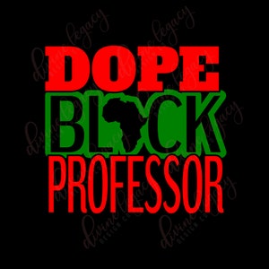 Schwarzer Professor SVG, Professor SVG, schwarze Pädagogen, SVG-Datei für Silhouette Cricut Cameo, College gebildet, schwarz und gebildet Download