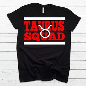 Taurus Squad, Taurus SVG, Zodiac SVG, Zodiac Sign, Zodiac PNG