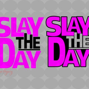 Slay SVG for Cricut Silhouette, Goal Getter, Instant Download, Girl Boss SVG, Goal Getter SVG, Motivational Digital Art Design, Shirt svg