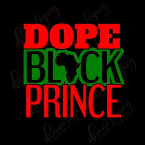 Prince SVG, SVG for black boys, Dope Black Prince, Black Boys Matter, Cricut Silhouette Shirt SVG for black boys, Digital Download, Boy svg