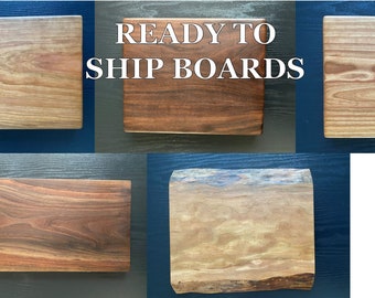 Solid Wood Cutting Boards READY TO SHIP - Chopping Blocks - Handmade Cutting Boards - Solid Maple - Solid Cherry - Walnut