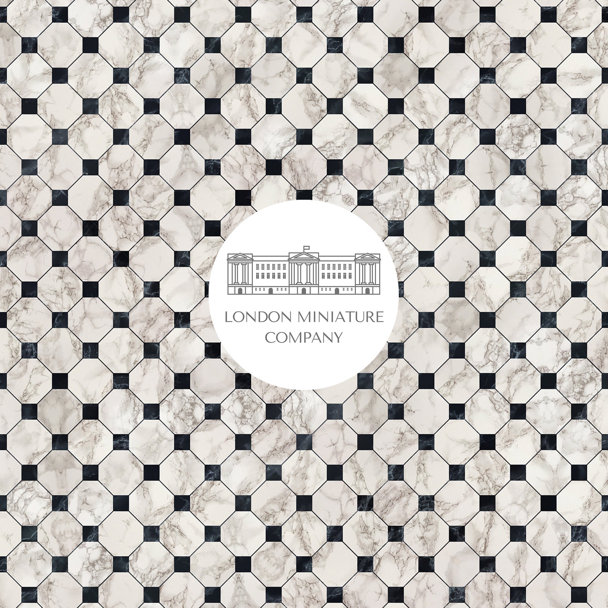 Printable Dollhouse Flooring 1:12 Marble Petit Trianon Tile - Etsy