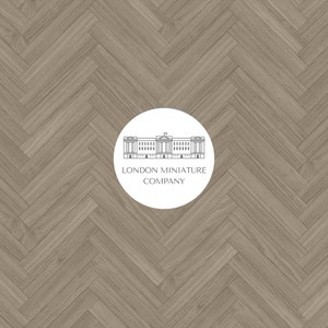 Dollhouse Herringbone Flooring 1:12 Light Wood Floor, Instant Download A4 - A3 - 8.5&quot; X 11&quot; - 11&quot; x 17&quot;, Dolls House Decor Accessories