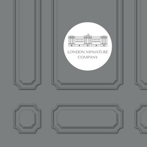 Printable Dollhouse Grey Wall Panels 1:12 - 4 Different Designs - Printable Wallpaper - A4 - 8.5" X 11" - Dolls House Decor Accessories