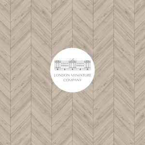 Puppenhaus Boden 1:12 Helles Holz Chevron Boden, Printable Download Druckbare A4 - A3 - 8,5 "X 11" - 11 "X 17" - Puppenhaus Dekor Accessoires."
