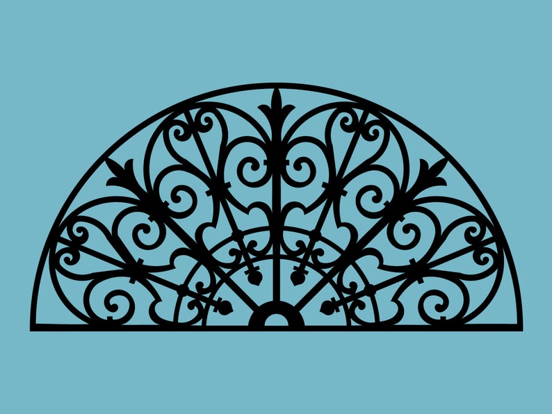 Svg Railing Designs SVG Dollhouse Decorative Railing 1:12 Scale. Dollhouse Half Round ...