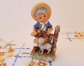 hummel boy with lamb