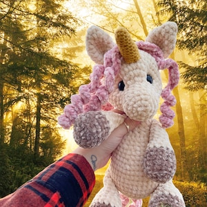 Baby Unicorn Crochet PDF PATTERN ONLY, Digital File