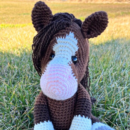 Indie the Horse Crochet PDF Pattern ONLY, Digital PDF