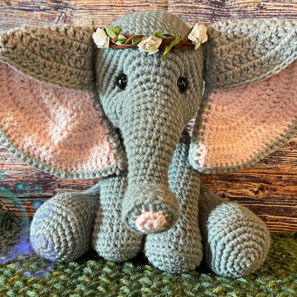 Wzór szydełkowy Everly the Elephant w formacie PDF TYLKO w języku angielskim