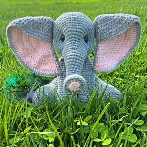 Everly the Elephant Crochet PDF Pattern ONLY; Digital File - Etsy Canada