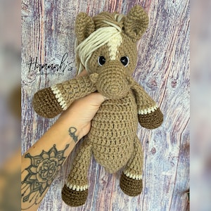 Cuddle Horse Crochet PDF Pattern ONLY, Digital PDF