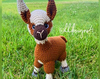 Leona the Llama Crochet PDF Pattern ONLY; Digital File