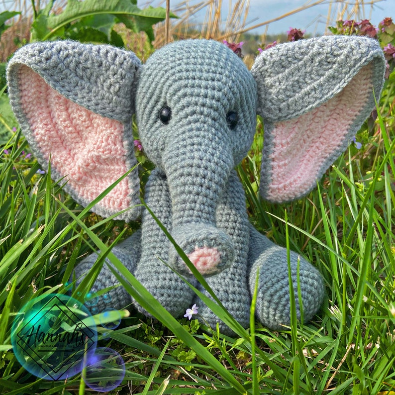 Everly the Elephant Crochet PDF Pattern ONLY Digital File image 3