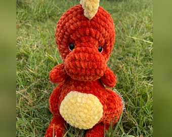 Tito the T-Rex Crochet Pattern; Digital File