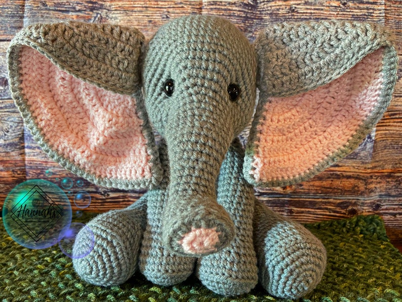 Everly the Elephant Crochet PDF Pattern ONLY Digital File image 2