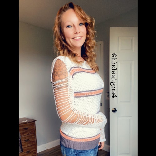 Fancy Like Sweater Blouse Crochet PDF 